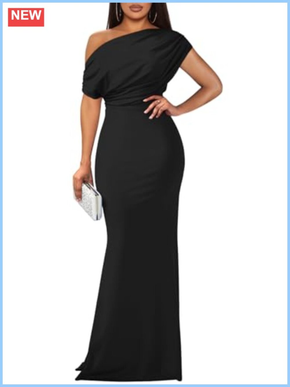 Sleeveless Off Shoulder Long Mermaid Formal Party Dress